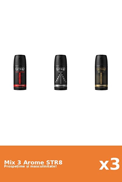 str8 Set 3 Mix STR8: 1x Ahead, 1x Red Code, 1x Rise