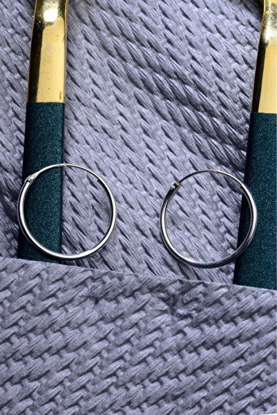 innuendo jewelery 925 Ayar Gümüş Halka Küpe 1,4 mm - 16 mm