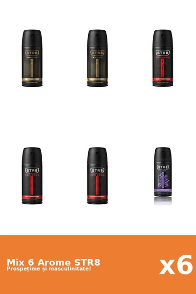 str8 Set 6 Mix STR8: 2x Ahead, 1x Game, 3x Red Code