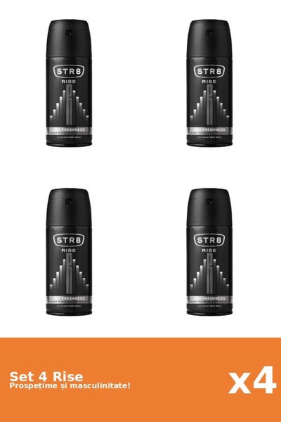 str8 Set 4 Deodorant Spray Rise, 150 ml