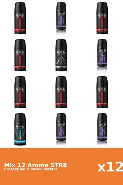 str8 Set 12 Mix STR8: 4x Game, 6x Red Code, 1x Rise, 1x Wild Beat
