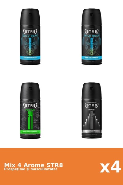 str8 Set 4 Mix STR8: 1x FR34K, 1x Rise, 2x Wild Beat