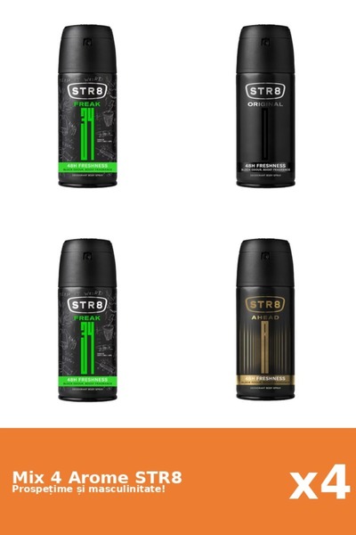 str8 Set 4 Mix STR8: 1x Ahead, 2x FR34K, 1x Original