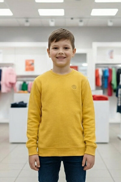 HÇ Hülya Çelik KİDSWEAR 2018 Детска сезонна блуза с велосипедна яка, памучна ...