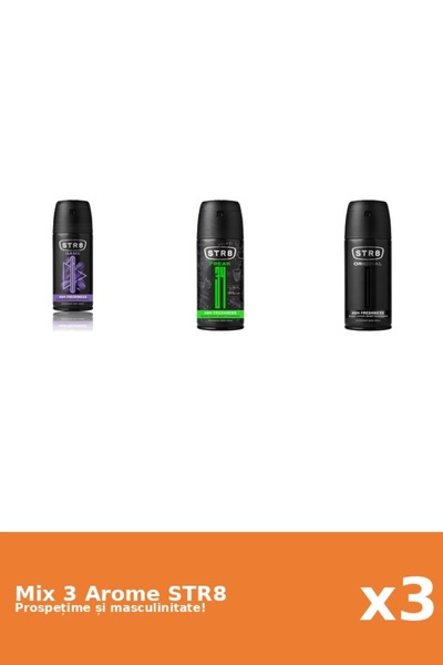 str8 Set 3 Mix STR8: 1x FR34K, 1x Game, 1x Original