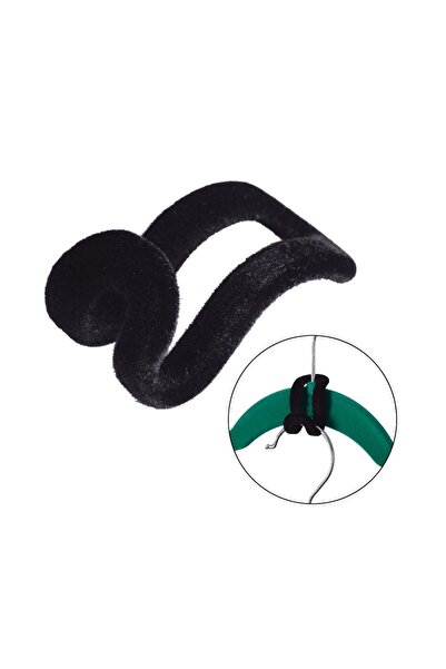 OEM Μαύρα Βελούδο Γάντζοι - 10 τεμάχια