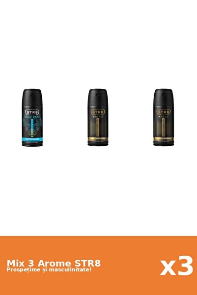 str8 Set 3 Mix STR8: 2x Ahead, 1x Wild Beat