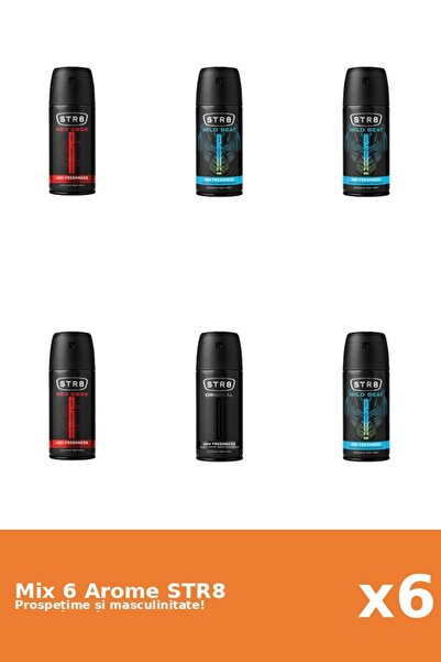 str8 Set 6 Mix STR8: 1x Original, 2x Red Code, 3x Wild Beat