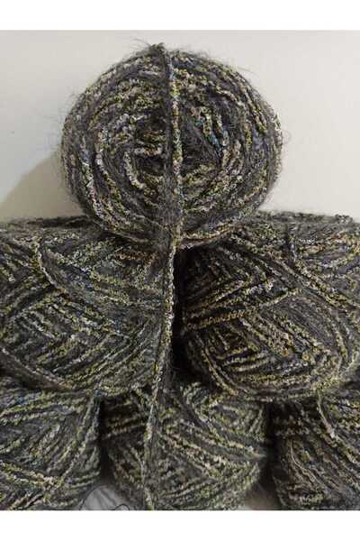 İPEK YÜN İPLİK DÜNYASI Fir de tricotat Angora 2 straturi (gri închis) Buchetă...
