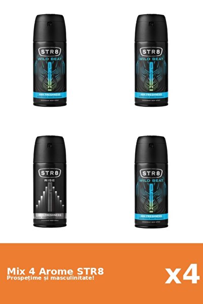 str8 Set 4 Mix STR8: 1x Rise, 3x Wild Beat