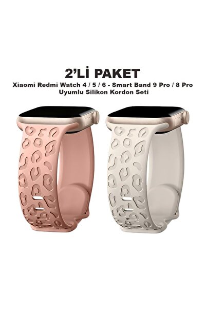 Dexmon ساعة ريدمي 4/5/6 - سمارت باند 9 برو/8 برو - مجموعة أحزمة سيليكون بنمط ...