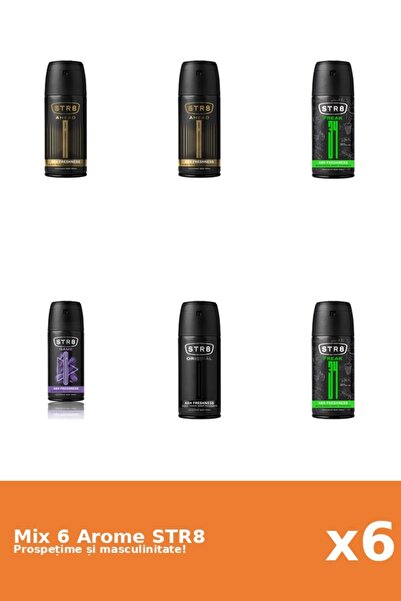 str8 Set 6 Mix STR8: 2x Ahead, 2x FR34K, 1x Game, 1x Original