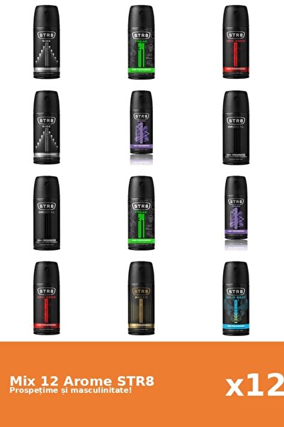 str8 Set 12 Mix STR8: 1x Ahead, 2x FR34K, 2x Game, 2x Original, 2x Red Code, ...