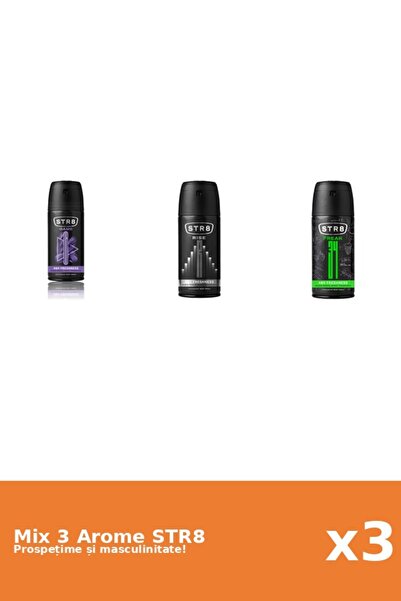 str8 Set 3 Mix STR8: 1x FR34K, 1x Game, 1x Rise