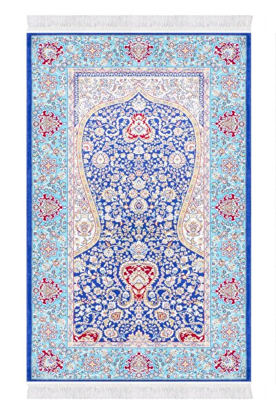 Valery Home سجادة صلاة منسوجة خصيصًا بجودة فاخرة وتشبه الحرير الطبيعي