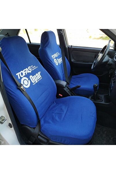 Oto Aksesuarcım Stretch Fabric Fabric Service Cover Front 2-Piece Tofaş Blue/...
