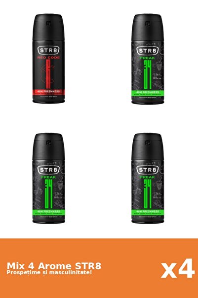 str8 Set 4 Mix STR8: 3x FR34K, 1x Red Code