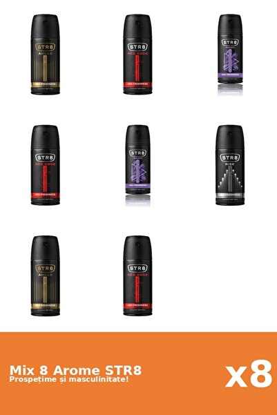 str8 Set 8 Mix STR8: 2x Ahead, 2x Game, 3x Red Code, 1x Rise