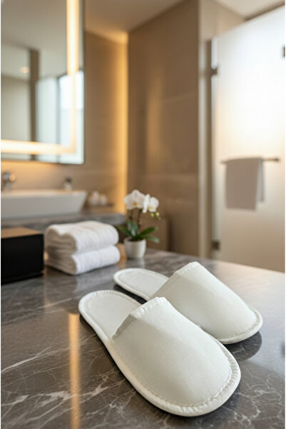 AdNovasam Tek Kullanımlık Otel Terliği 3 mm EVA Taban Kaymaz 1000’li Paket