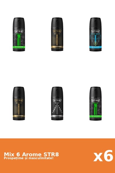 str8 Set 6 Mix STR8: 2x Ahead, 2x FR34K, 1x Rise, 1x Wild Beat