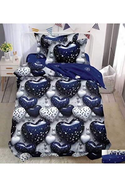 Casa de Vis Bedding set, 1 person, 140 x 200 cm, with elastic, 4 pieces,T60-157