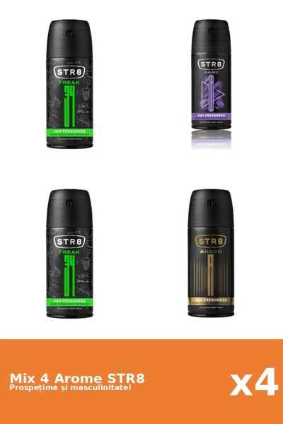 str8 Set 4 Mix STR8: 1x Ahead, 2x FR34K, 1x Game
