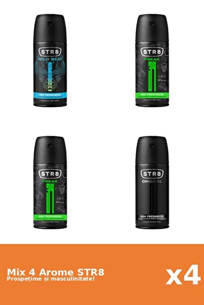 str8 Set 4 Mix STR8: 2x FR34K, 1x Original, 1x Wild Beat