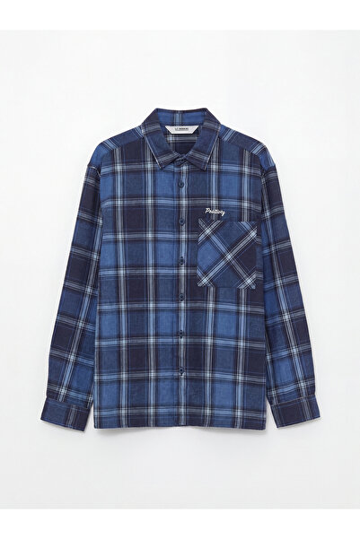 LC Waikiki Shining Choices Checked Textured Boys' Shirt from Shining Store