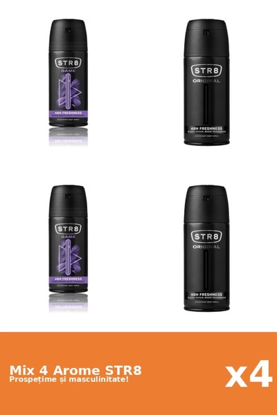 str8 Set 4 Mix STR8: 2x Game, 2x Original