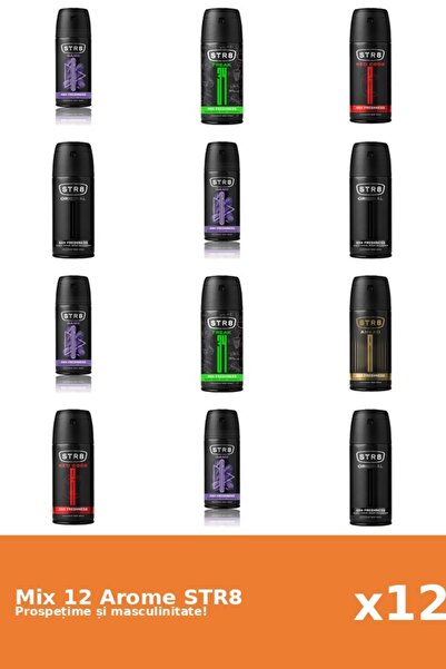 str8 Set 12 Mix STR8: 1x Ahead, 2x FR34K, 4x Game, 3x Original, 2x Red Code