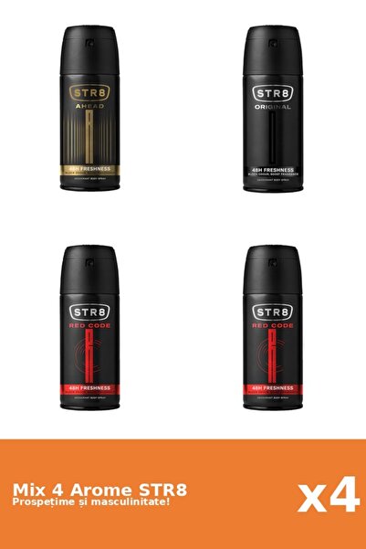 str8 Set 4 Mix STR8: 1x Ahead, 1x Original, 2x Red Code