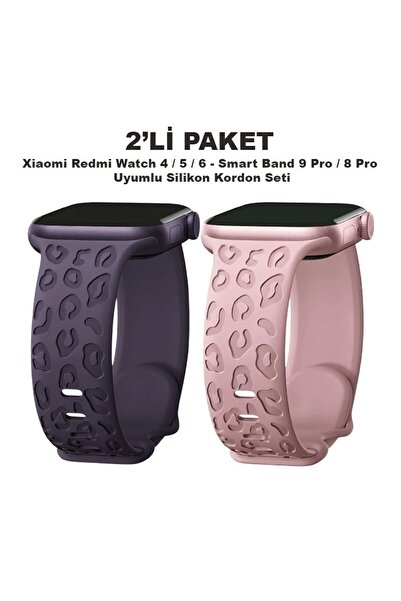 Dexmon ساعة ريدمي 4/5/6 - سمارت باند 9 برو/8 برو - مجموعة أحزمة سيليكون بنمط ...