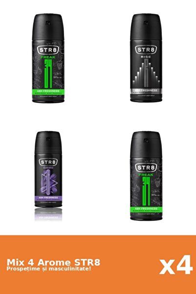str8 Set 4 Mix STR8: 2x FR34K, 1x Game, 1x Rise