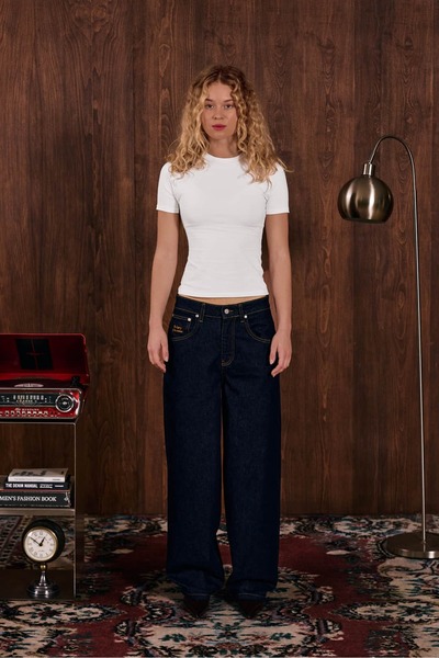 MORREZ Denim 001 Baggy Fit Dark Washed K