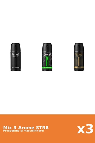 str8 Set 3 Mix STR8: 1x Ahead, 1x FR34K, 1x Original