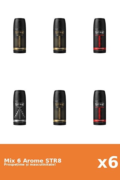 str8 Set 6 Mix STR8: 3x Ahead, 2x Red Code, 1x Rise