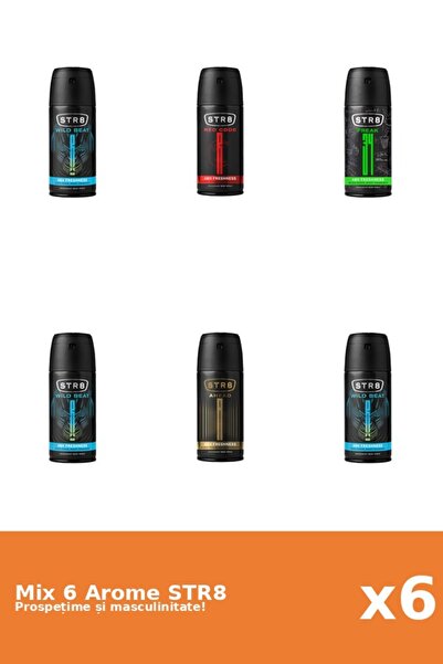 str8 Set 6 Mix STR8: 1x Ahead, 1x FR34K, 1x Red Code, 3x Wild Beat