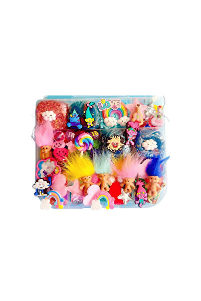 HAPPY LIFE MAGIC Trolls Play Dough Kit Creative Modeling Set for Kids