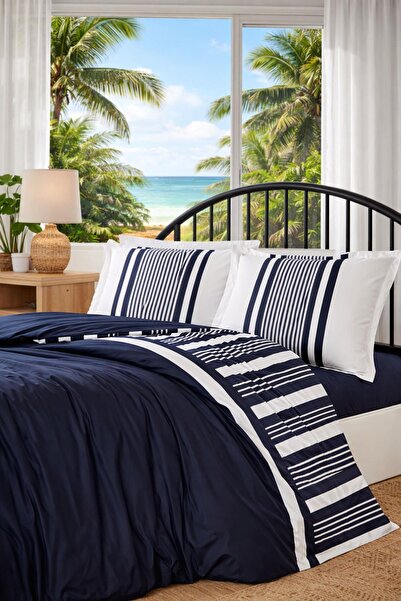 Özdilek طقم غطاء لحاف وندر باتل بويد كينج - أزرق داكن