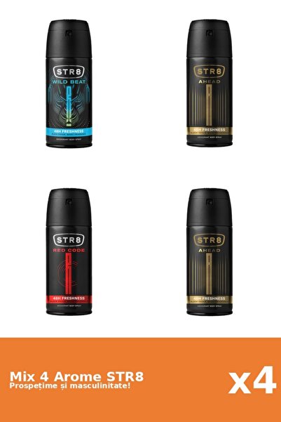 str8 Set 4 Mix STR8: 2x Ahead, 1x Red Code, 1x Wild Beat