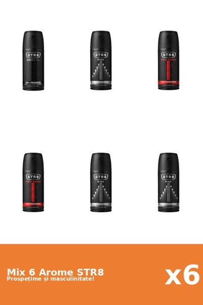 str8 Set 6 Mix STR8: 1x Original, 2x Red Code, 3x Rise