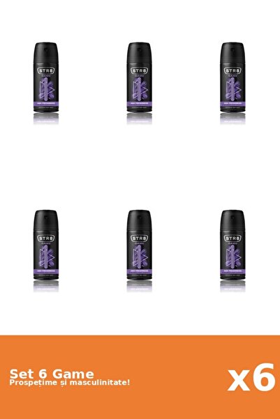 str8 Set 6 Deodorant Spray Game, 150 ml