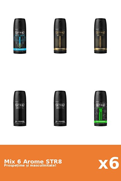 str8 Set 6 Mix STR8: 2x Ahead, 1x FR34K, 2x Original, 1x Wild Beat