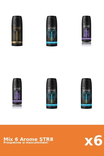 str8 Set 6 Mix STR8: 1x Ahead, 2x Game, 3x Wild Beat