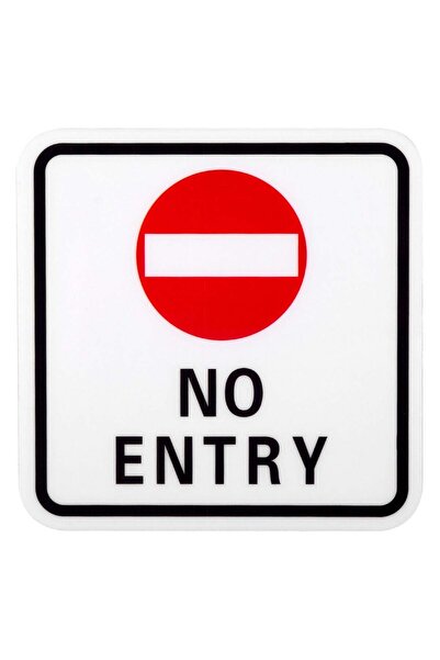 OEM Indicator Autocolant No Entry 14x14cm