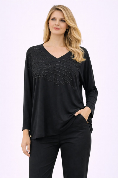 Faik Sönmez V Yaka Bluz 69563