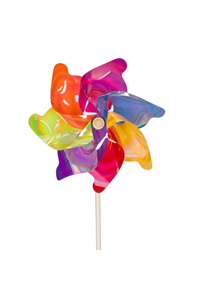 OEM Morisca de Vant Mare Decorativa 7 Culori Metalizate cu Baza de Lemn