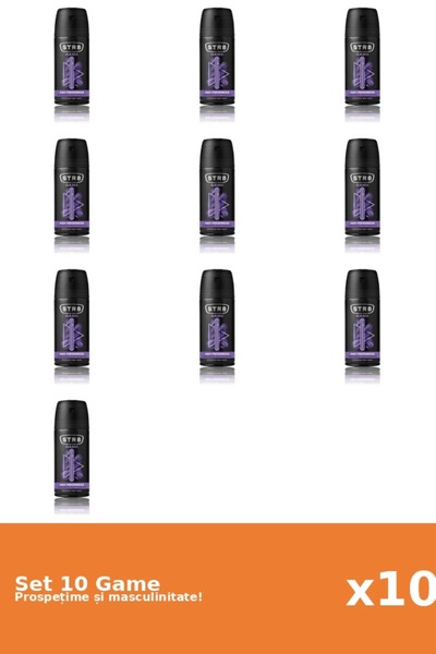 str8 Set 10 Deodorant Spray Game, 150 ml