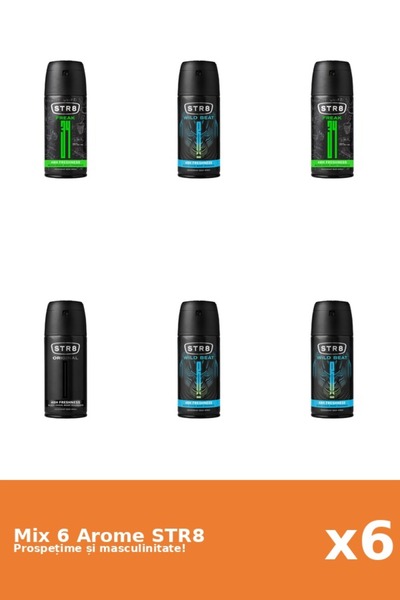 str8 Set 6 Mix STR8: 2x FR34K, 1x Original, 3x Wild Beat