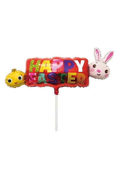 OEM Balon Paste Party Banner Happy Easter Iepure Pui 51x113cm